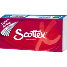 SCOTTEX pañuelos blancos super suaves paquete 12 + 3 unidades